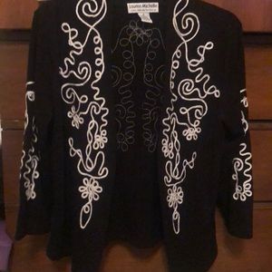 Thin black jacket by Lauren Michelle